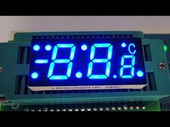 7 Segment Custom Blue LED Display for Temperature Indicator