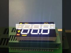 Triple Digit Multicolor 7 Segment LED Display Common Cathode for Refrigerator Control