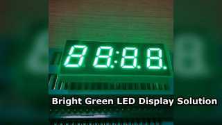 Pure Green 7 Segment LED Display for Digital Timers