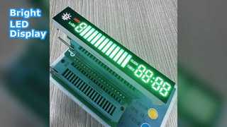 Bright Green Red 7 Segment LED Display