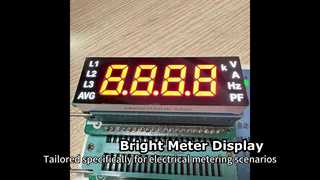 Customized Ultra White/Red 4-Digit 7-Segment LED Display 