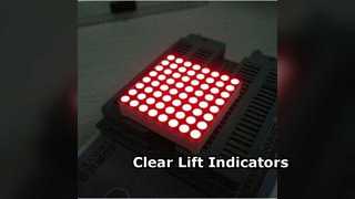 8x8 Dot Matrix LED Display 3mm White Lift Indicator