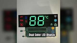 Red Green  Digit LED Display for Temperature
