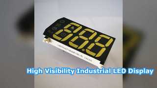 Custom Pure Green LED Display for Industrial Controllers
