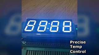4 Digit LED Display Orange 14.2mm Temperature Control