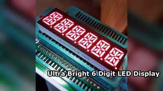 Ultra Bright 6 Digit 14 Segment LED Display for Taximeters