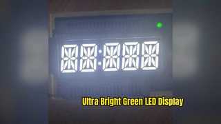 Pure Green 0.4 inch LED Display for Digital Timers