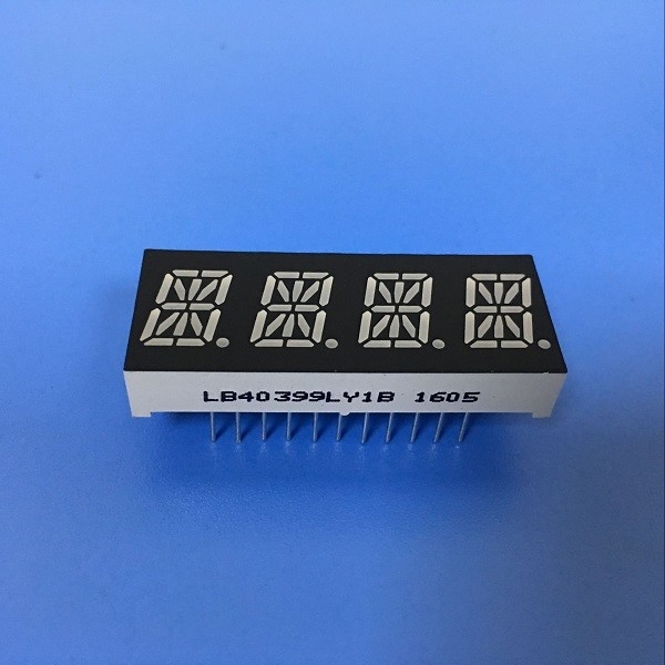 Pure White 16 Segment LED Display For Digital Indicators Multimedia ...